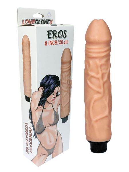 Naturalny kształ wibrator penis sex żyłki 23cm
