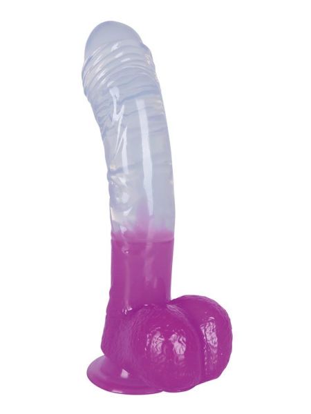 Naturalny kształt rozmiar penis dildo z jądrami 19 - 3