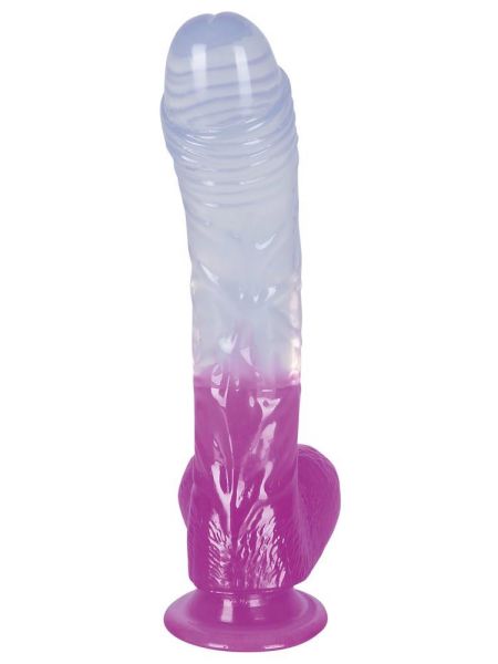 Naturalny kształt rozmiar penis dildo z jądrami 19 - 7