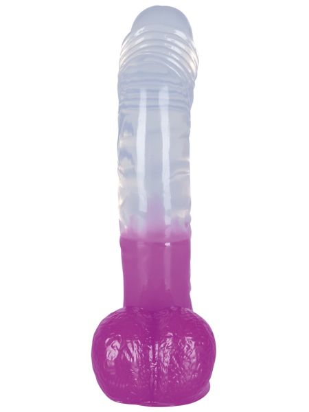 Naturalny kształt rozmiar penis dildo z jądrami 19 - 8