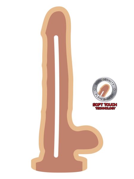 Naturalny realistyczny penis członek dildo 17cm - 5