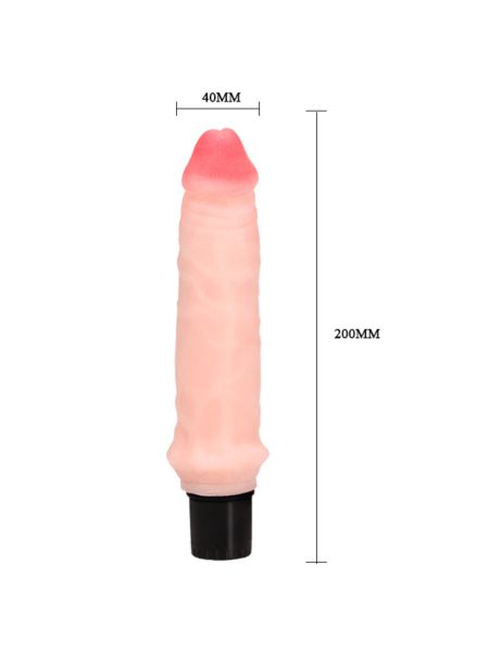 Naturalny wibrator delikatny realistyczny sex 20cm - 9