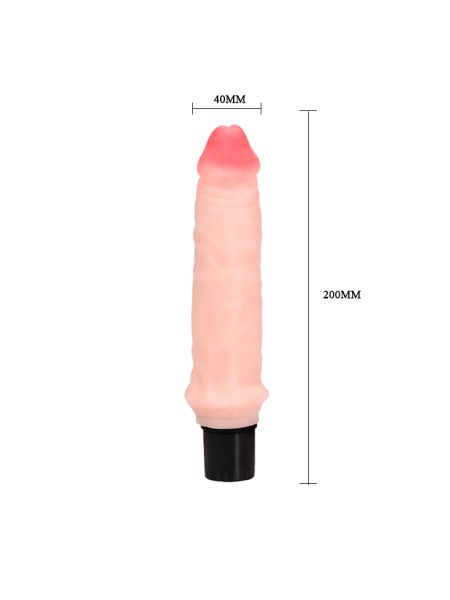 Naturalny wibrator delikatny realistyczny sex 20cm - 8