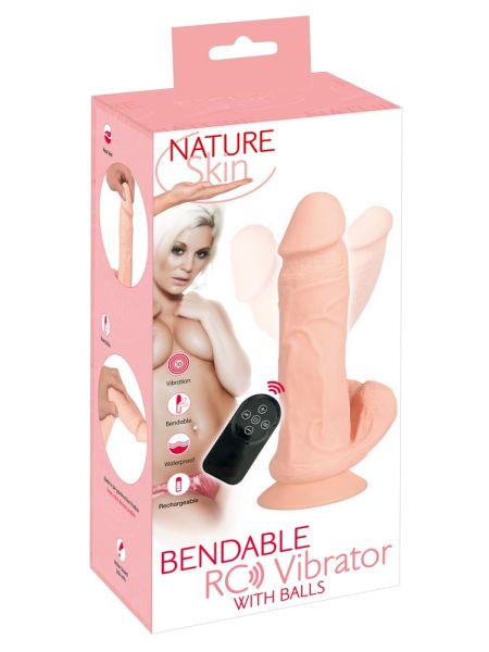 Realistyczne miękkie dildo z przyssawką 20,8 cm - 2