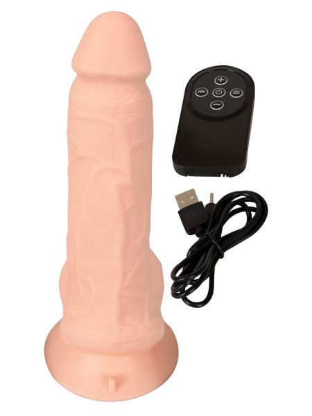 Realistyczne miękkie dildo z przyssawką 20,8 cm - 6