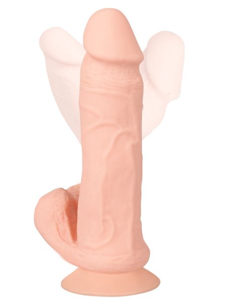 Realistyczne miękkie dildo z przyssawką 20,8 cm - 16