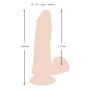 Realistyczne miękkie dildo z przyssawką 20,8 cm - 9