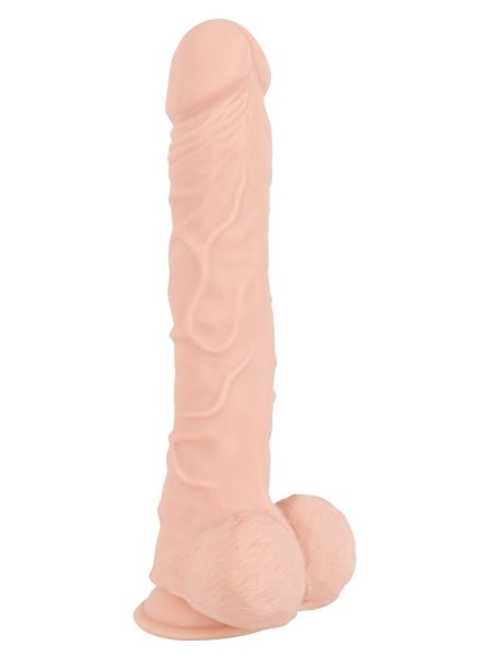 Realistyczne wyżyłowane dildo przyssawka 29,5 cm - 3