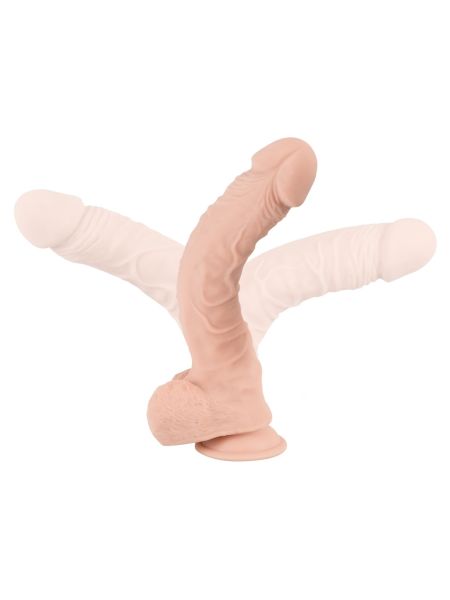 Realistyczne wyżyłowane dildo przyssawka 29,5 cm - 7