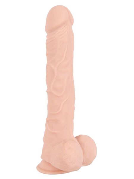 Realistyczne wyżyłowane dildo przyssawka 29,5 cm - 4