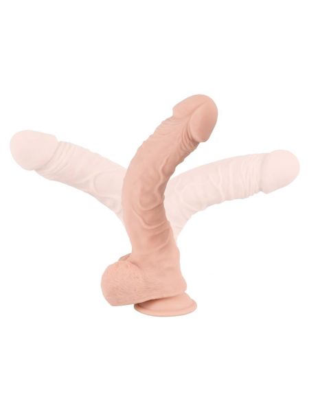 Realistyczne wyżyłowane dildo przyssawka 29,5 cm - 8