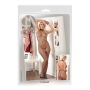 Podniecający bodystocking siatka rozcięty krok S/M - 11