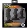 Nexus - G-Play Trio Plus Unisex Vibrator Pack S/M/L Black - 4