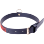 Obroża erotyczna fetysz bdsm skórzana choker 2 cm - 4