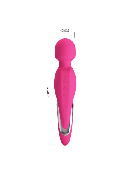 Masażer łechtaczki podgrzewany body wand Pretty Love Michael - 8