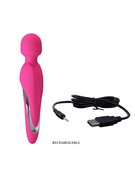 Masażer łechtaczki podgrzewany body wand Pretty Love Michael - 10