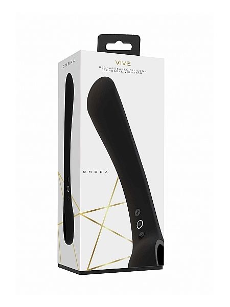 Ombra - Bendable Vibrator Punkt G - Black - 3