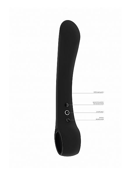 Ombra - Bendable Vibrator Punkt G - Black - 8