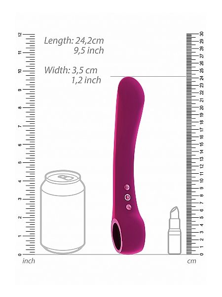 Ombra - Bendable Vibrator Punkt G - Pink - 5
