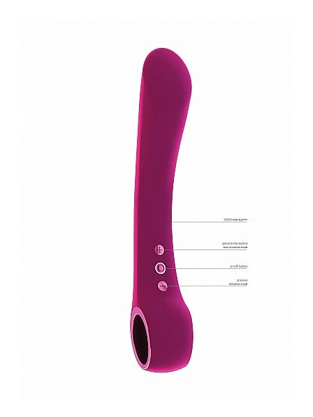 Ombra - Bendable Vibrator Punkt G - Pink - 8