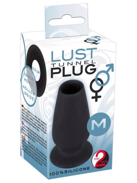 Otwarty korek analny plug tunel sex zatyczka 10cm