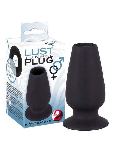 Otwarty korek analny plug tunel sex zatyczka 10cm - 15