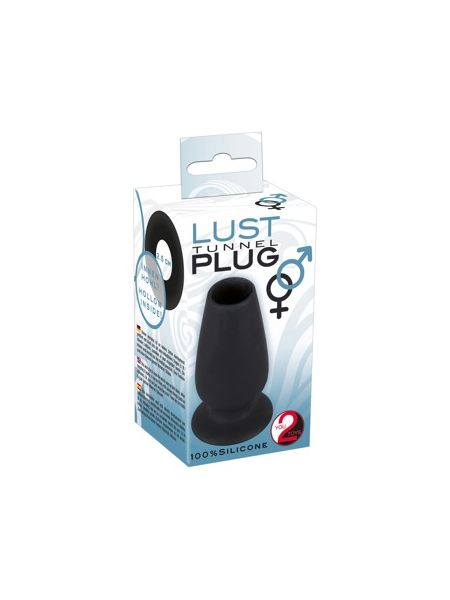 Otwarty korek analny plug tunel sex zatyczka 10cm - 2