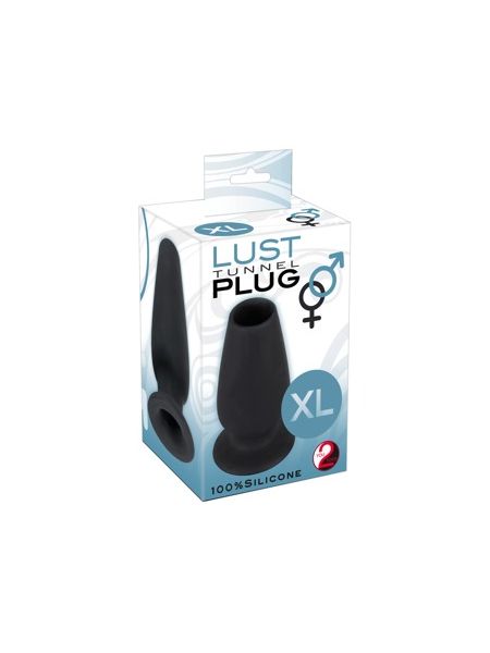 Otwarty korek analny plug tunel sex zatyczka 13cm - 2