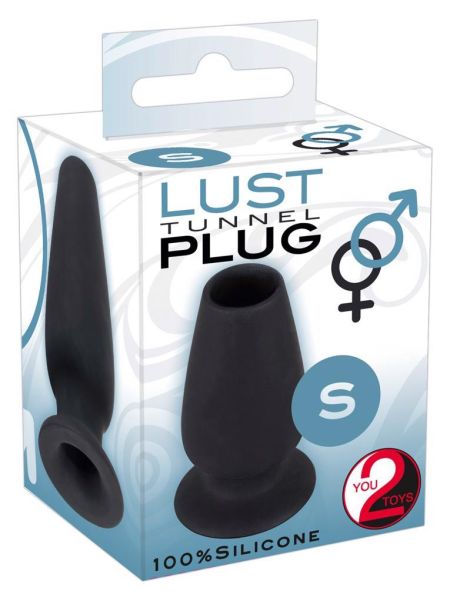 Otwarty korek analny plug tunel sex zatyczka 7cm - 2