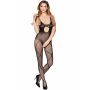 Otwarty krok bodystocking erotyczna bielizna s/m - 2