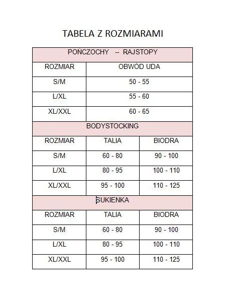 Otwarty krok wycięte erotyczne rajstopy czarne S/M - 4