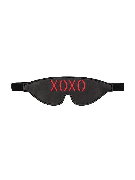 Maska erotyczna na oczy Ouch! Blindfold XOXO Czarna - 3