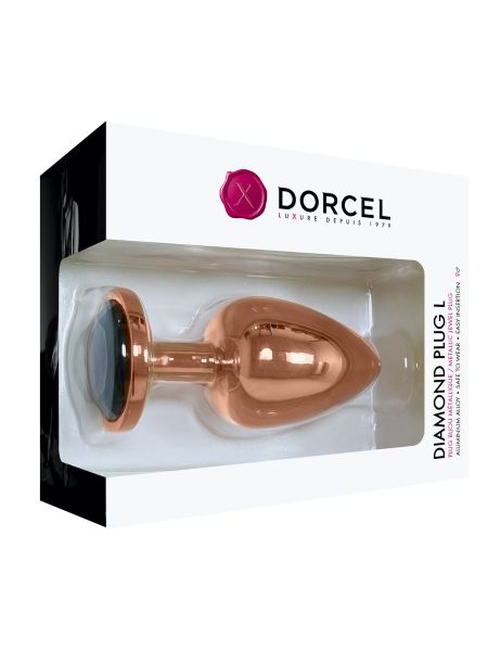 Metalowy korek analny Dorcel Diamond Plug L - 4