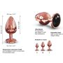 Metalowy korek analny Dorcel Diamond Plug L - 7