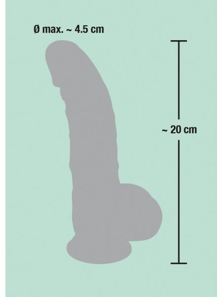 Penis na przyssawce śliczny realistyczny dildo 20c - 14