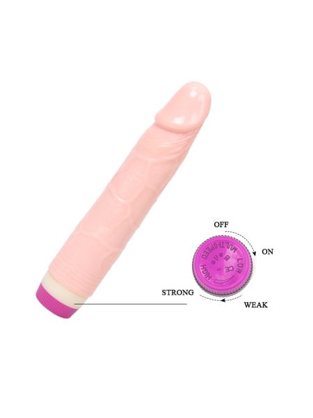 Penis naturalny żelowy wibrator realistyczny 21cm - 5