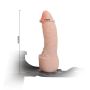 Penis z cyberskóry dildo na majtkach strap-on 17cm - 6