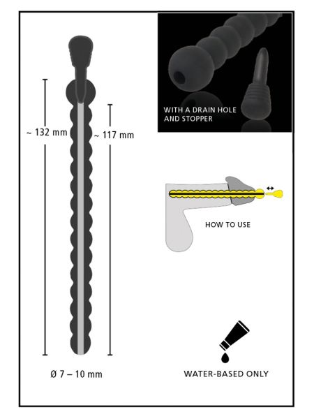 Penislug Piss Play Plug 10mm - 9