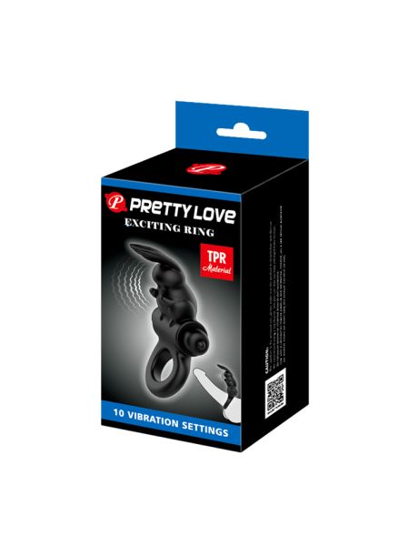 Wibrujący pierścień erekcyjny Pretty Love Exciting Ring - 7