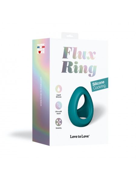 Pierścień Na Penisa Flux Ring - Teal Me - 7