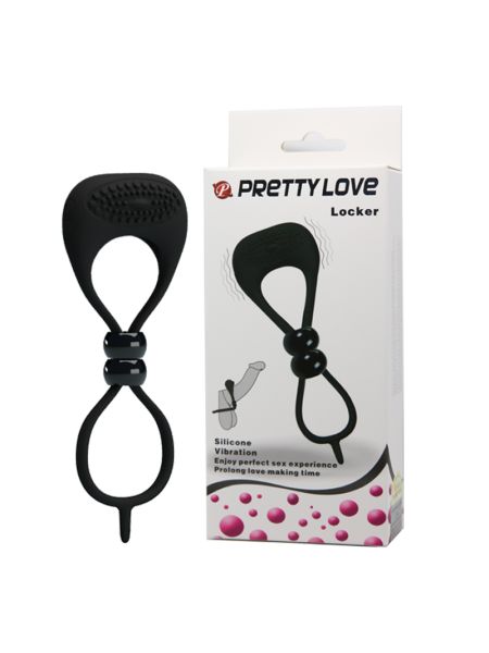 Podwójny pierścień erekcyjny na penisa Pretty Love Locker - 5