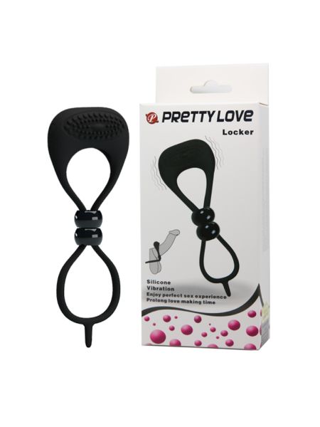 Podwójny pierścień erekcyjny na penisa Pretty Love Locker - 9