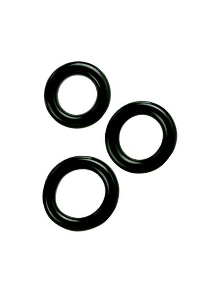 Pierścień-COLT 3 RING SET BLACK