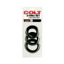 Pierścień-COLT 3 RING SET BLACK - 4