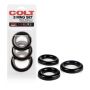 Pierścień-COLT 3 RING SET BLACK - 6