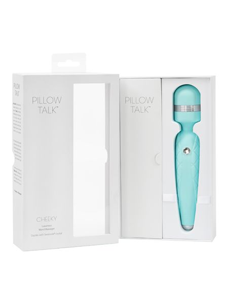 Pillow Talk - Cheeky Wand Massager Teal - 9