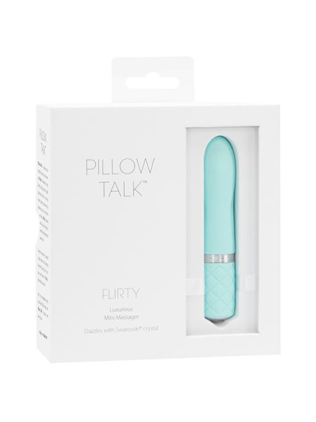 Pillow Talk - Flirty Bullet Vibrator Teal - 7