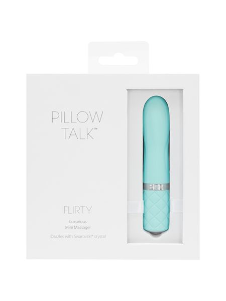 Pillow Talk - Flirty Bullet Vibrator Teal - 8