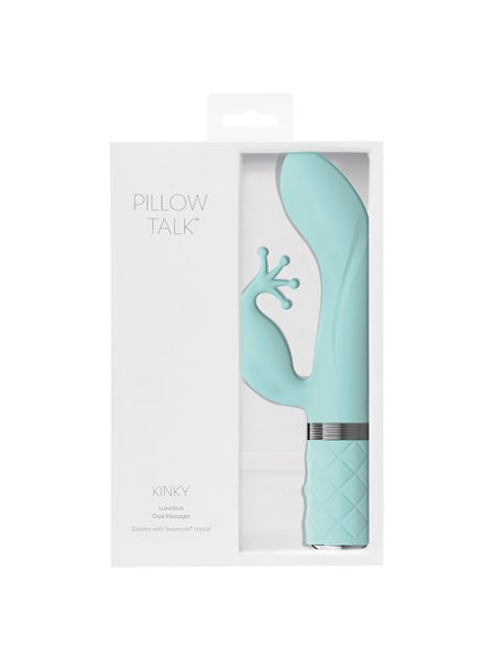 Pillow Talk - Kinky Rabbit & G-Spot Vibrator Teal - 5