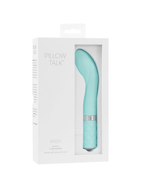 Pillow Talk - Sassy G-Spot Vibrator Teal - 6